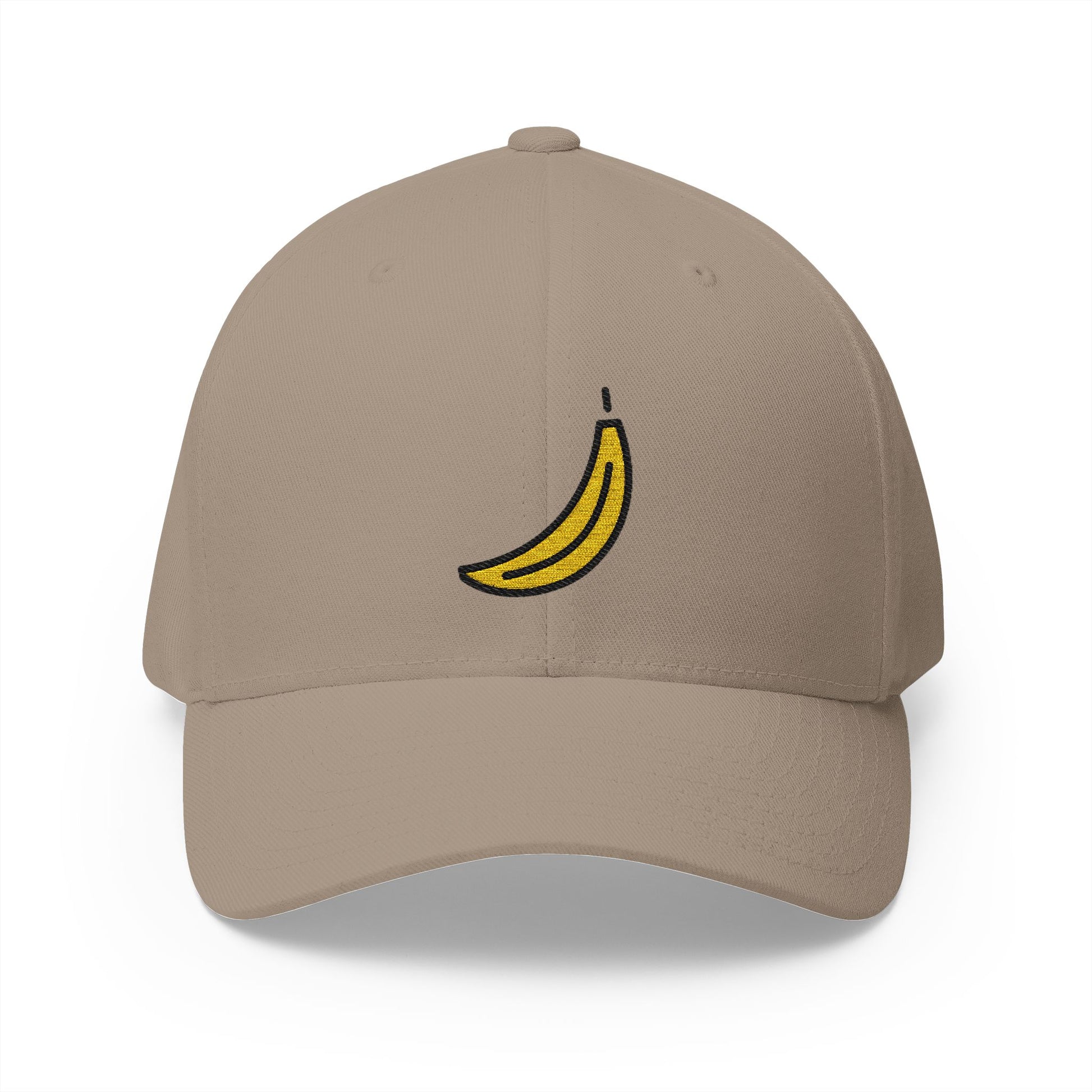 Banana Emoji Khaki Cap – Premium by Capmoji