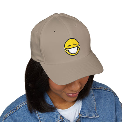 Face With Medical Mask Emoji Cap – Premium by Capmoji