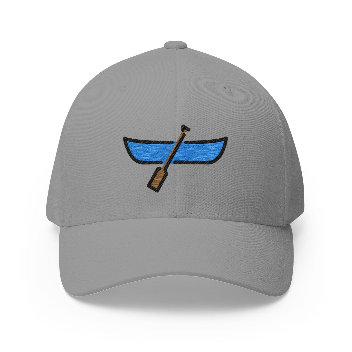 Canoe Emoji Grey Cap – Premium by Capmoji