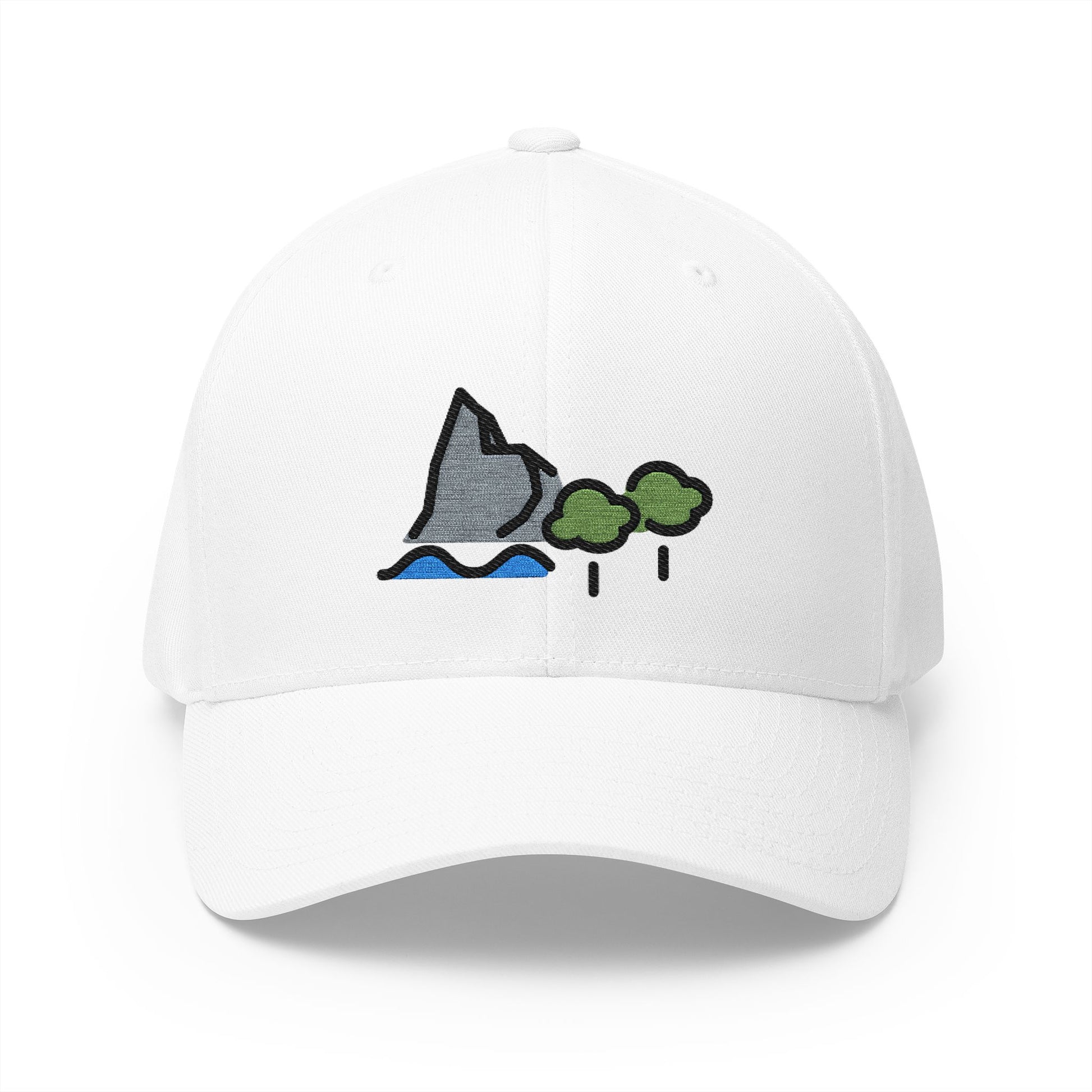 National Park Emoji White Cap – Premium by Capmoji