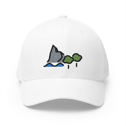 National Park Emoji White Cap – Premium by Capmoji