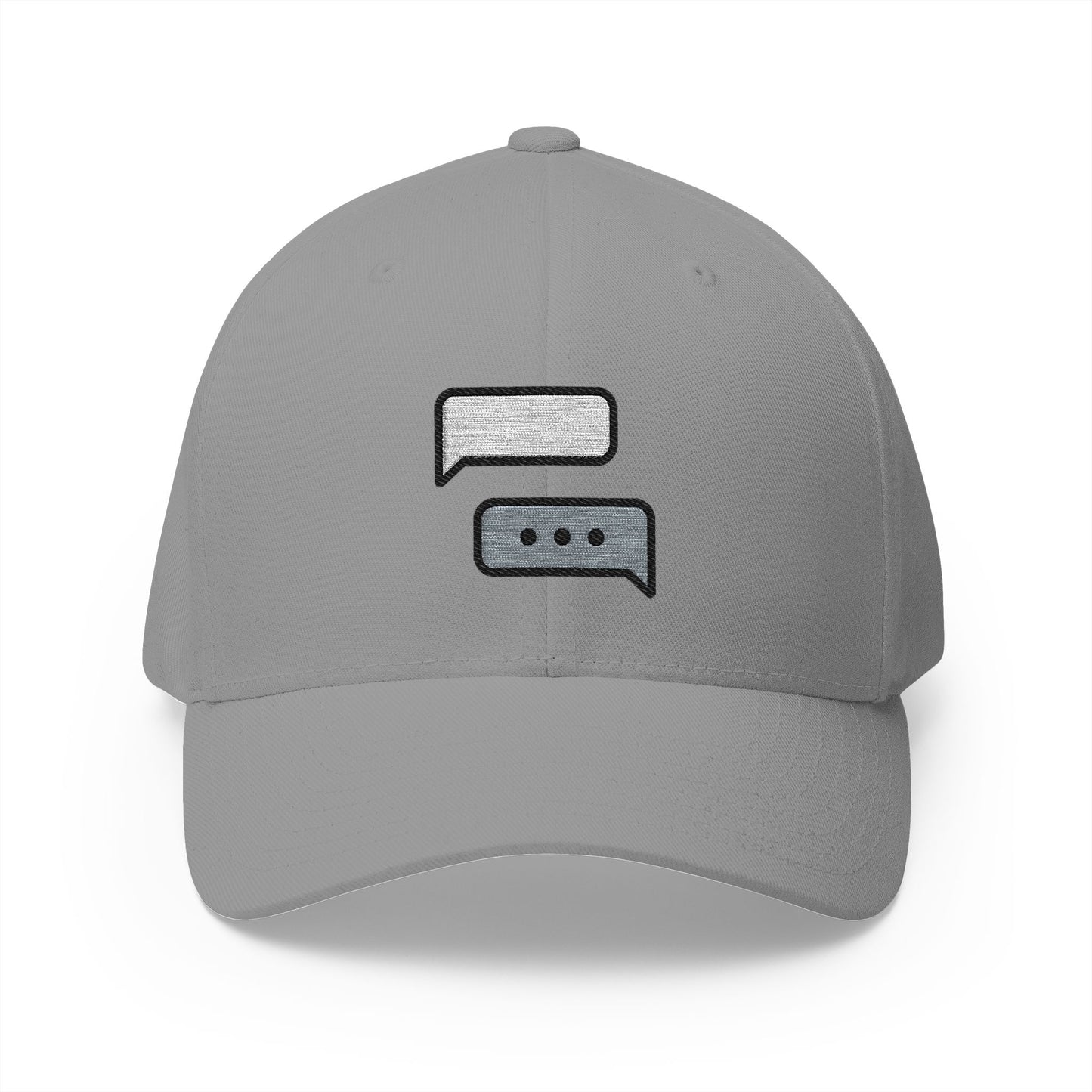 Chats Emoji Grey Cap – Premium by Capmoji