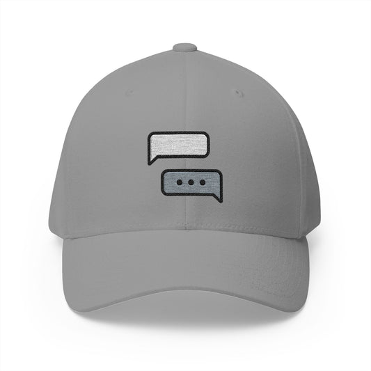 Chats Emoji Grey Cap – Premium by Capmoji