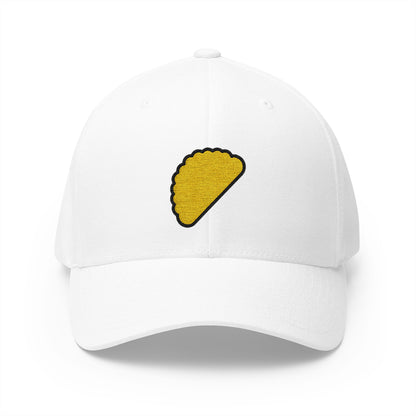 Dumpling Emoji White Cap – Premium by Capmoji