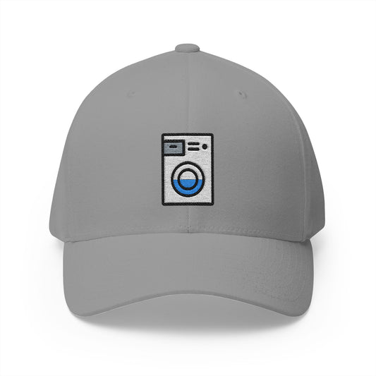 Washing Machine Emoji Grey Cap – Premium by Capmoji