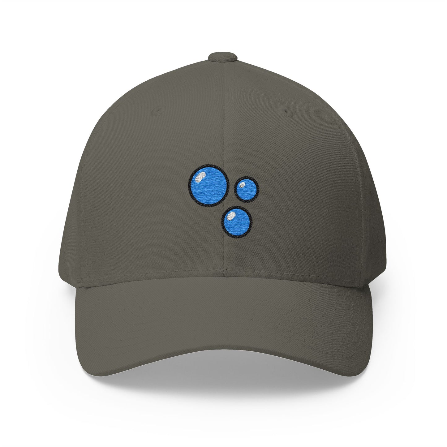 Bubbles Emoji Olive Cap – Premium by Capmoji