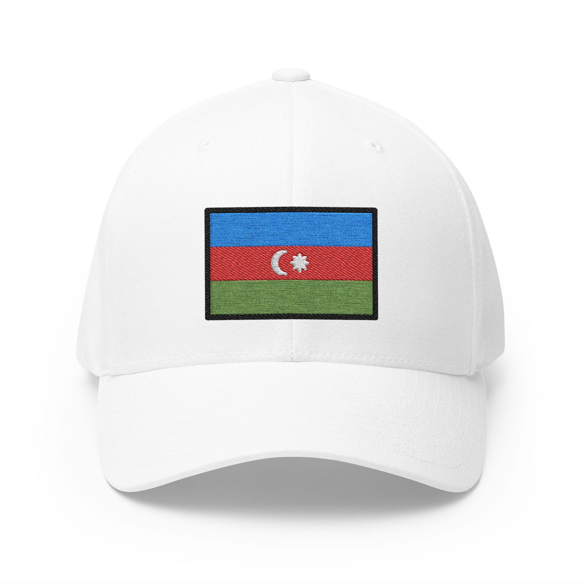 Flag: Azerbaijan Emoji White Cap – Premium by Capmoji