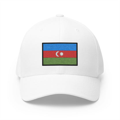 Flag: Azerbaijan Emoji White Cap – Premium by Capmoji