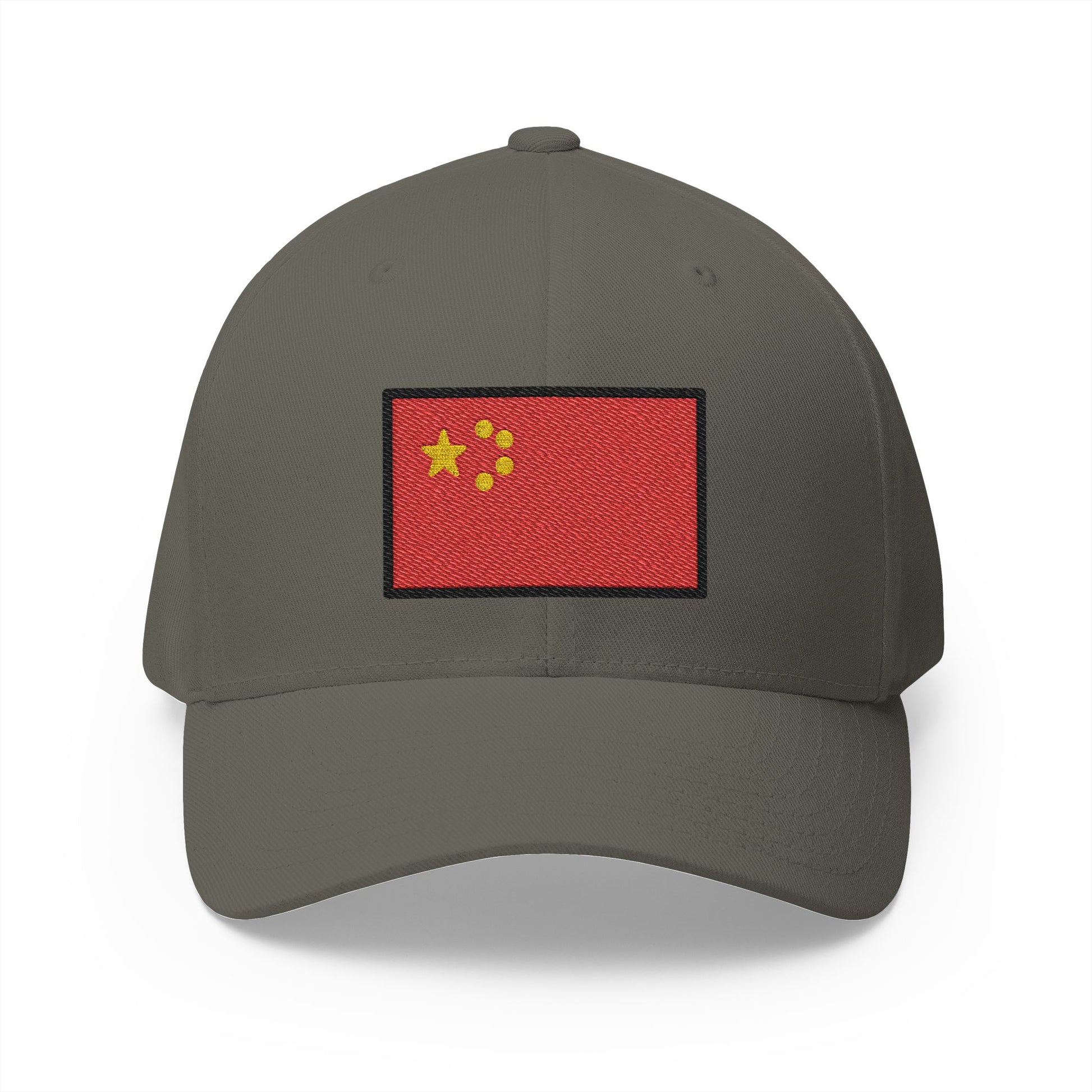 Flag: China Emoji Olive Cap – Premium by Capmoji