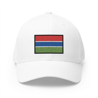 Flag: Gambia Emoji White Cap – Premium by Capmoji