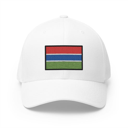 Flag: Gambia Emoji White Cap – Premium by Capmoji
