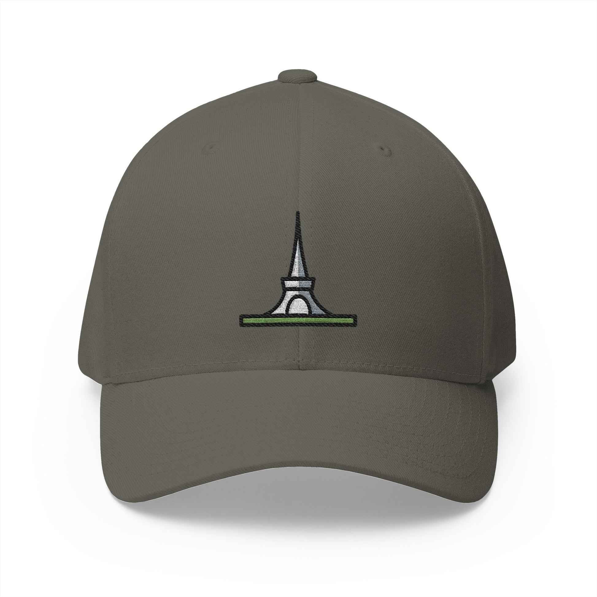 Eiffel Tower Emoji Olive Cap – Premium by Capmoji
