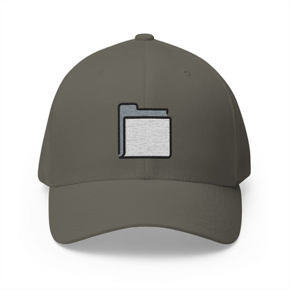 File Folder Emoji Olive Cap – Premium by Capmoji