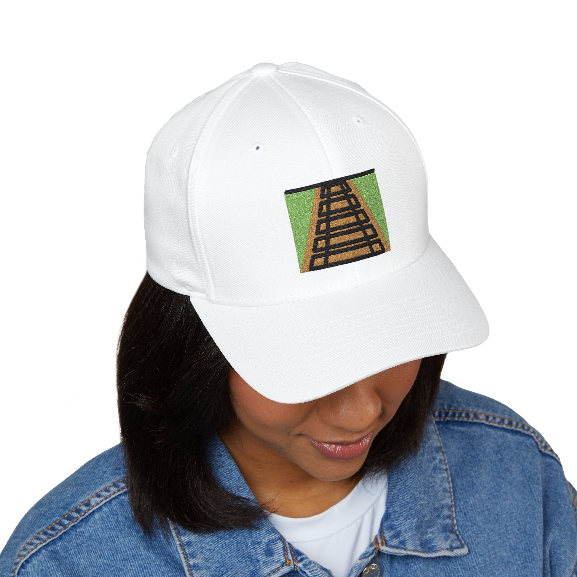 Railway Track Emoji Cap – Premium by Capmoji