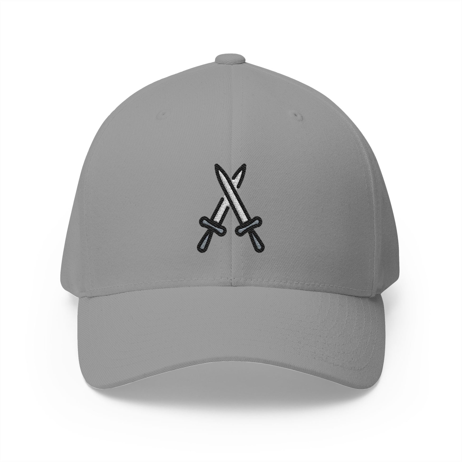 Crossed Swords Emoji Grey Cap – Premium by Capmoji