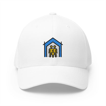 Shelter Emoji White Cap – Premium by Capmoji