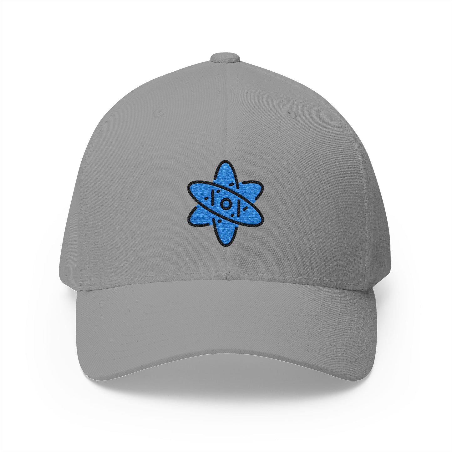 Atom Symbol Emoji Grey Cap – Premium by Capmoji