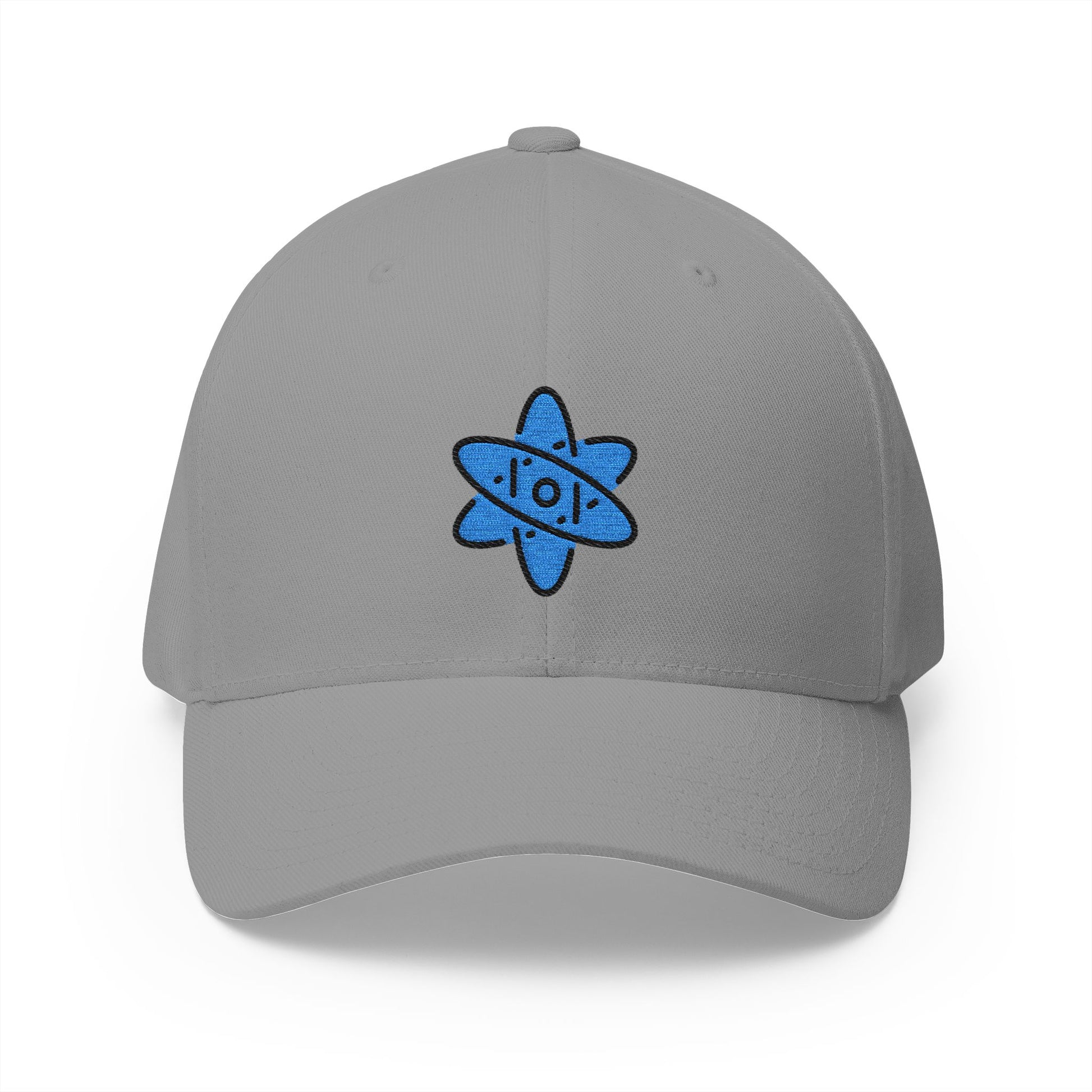 Atom Symbol Emoji Grey Cap – Premium by Capmoji