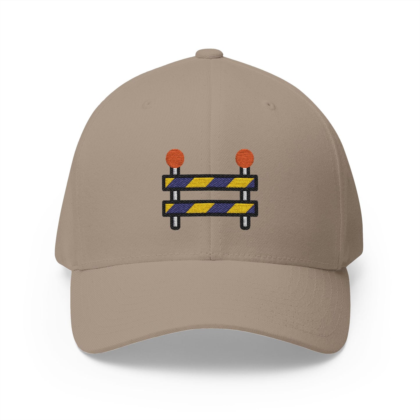 Construction Emoji Khaki Cap – Premium by Capmoji