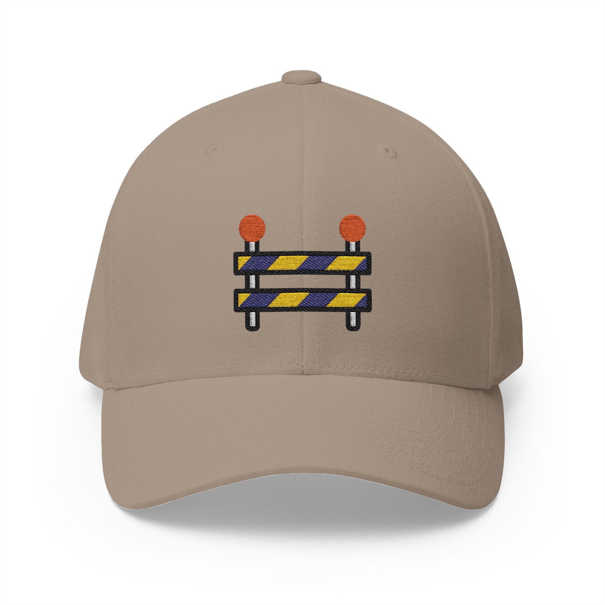 Construction Emoji Khaki Cap – Premium by Capmoji