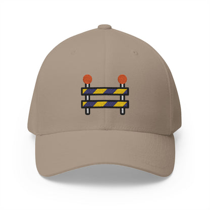 Construction Emoji Khaki Cap – Premium by Capmoji