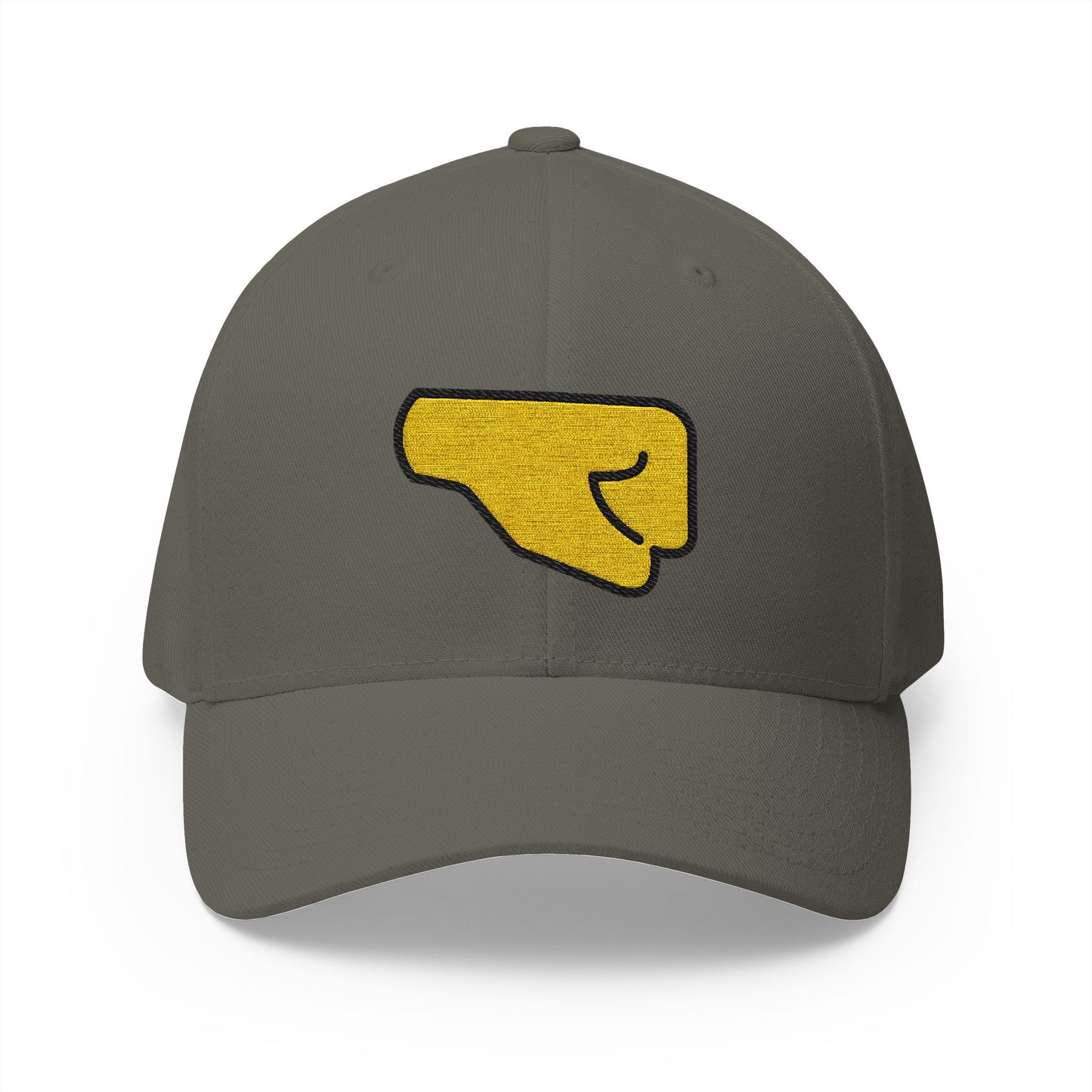 Right-Facing Fist Emoji Olive Cap – Premium by Capmoji