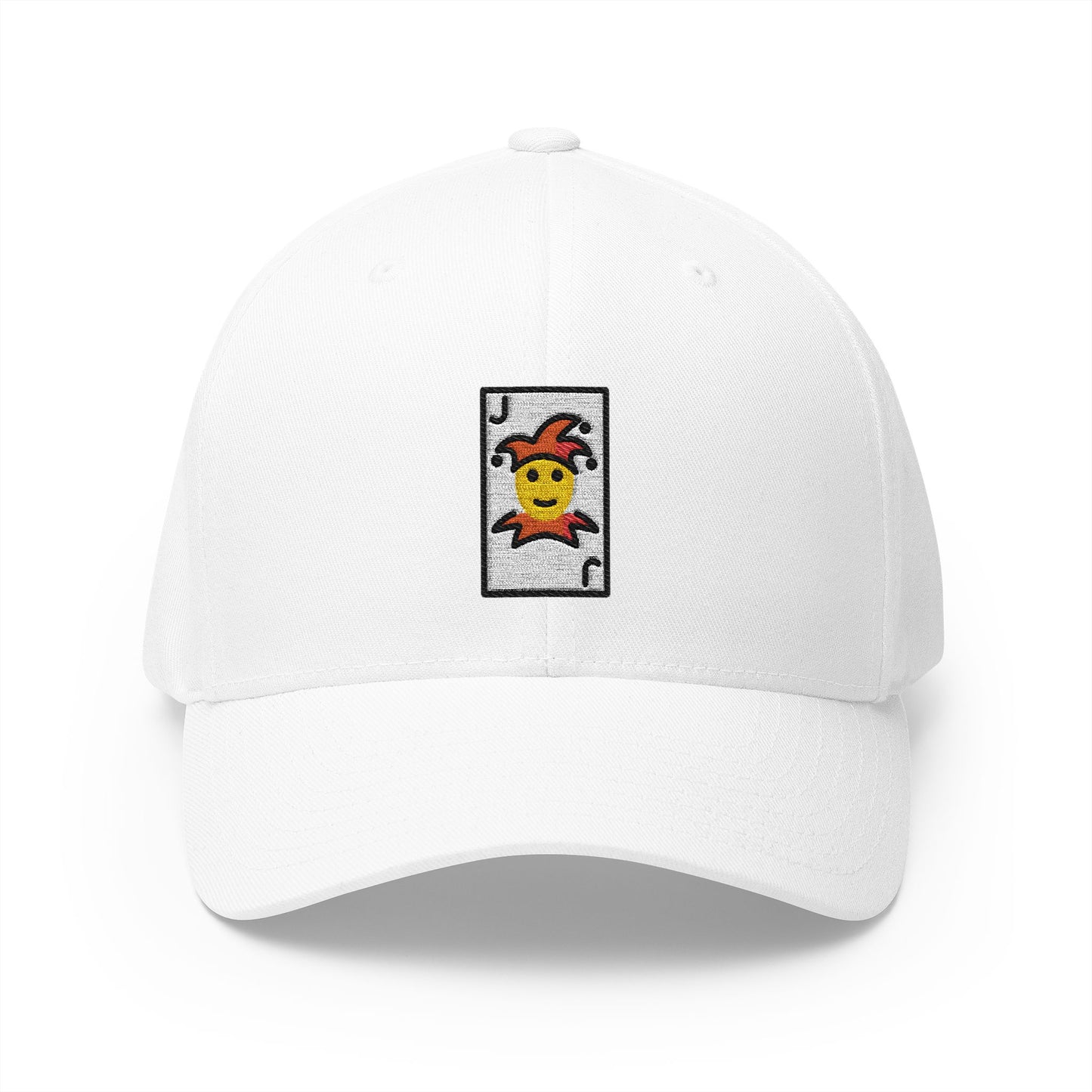 Joker Emoji White Cap – Premium by Capmoji