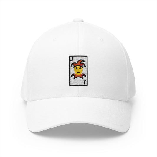 Joker Emoji White Cap – Premium by Capmoji