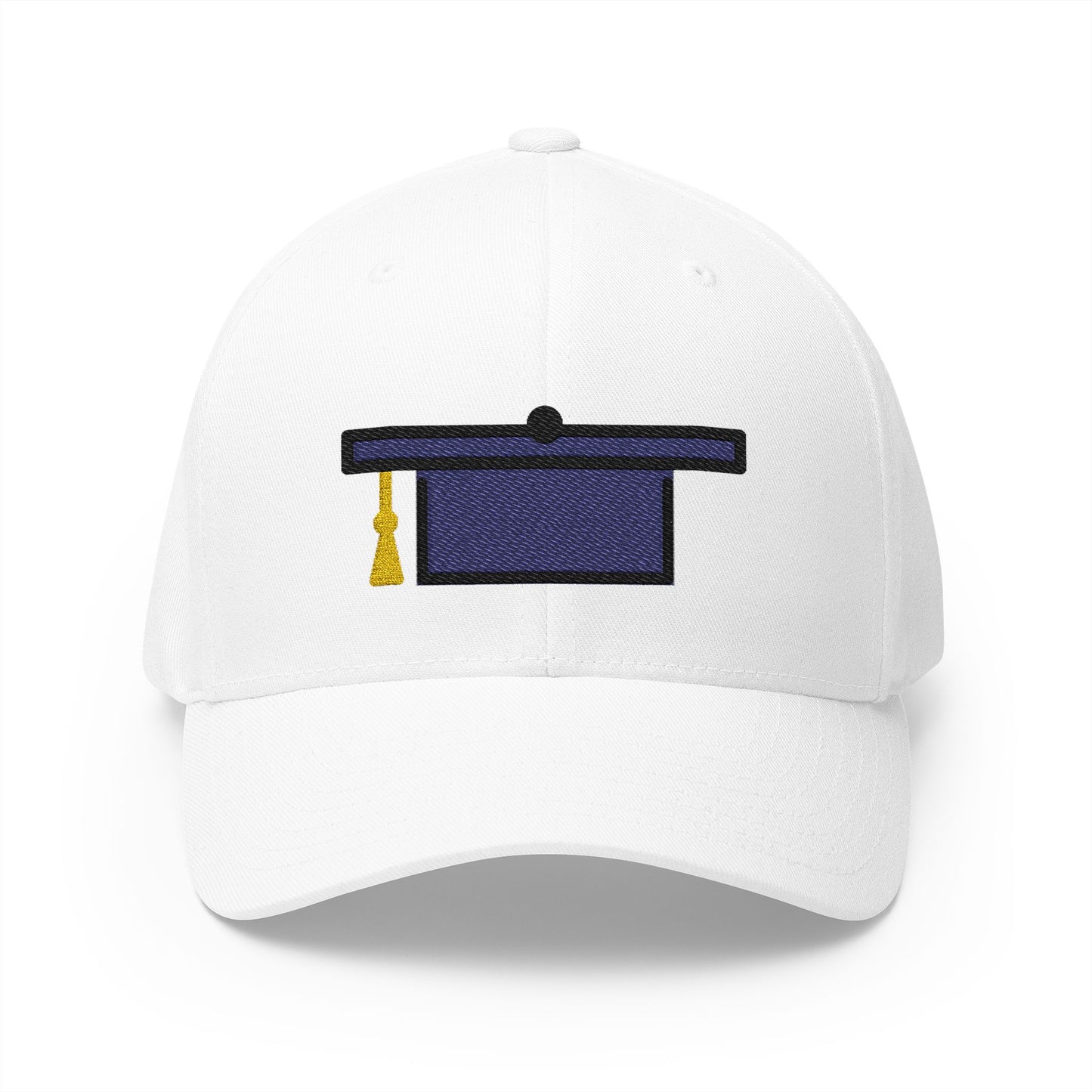 Graduation Cap Emoji White Cap – Premium by Capmoji