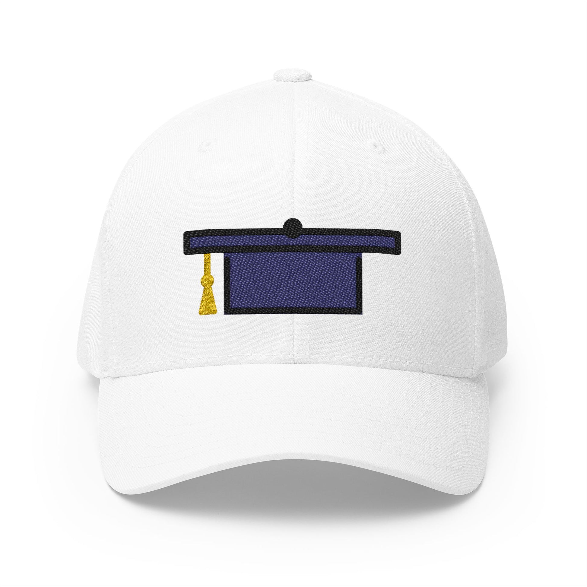 Graduation Cap Emoji White Cap – Premium by Capmoji