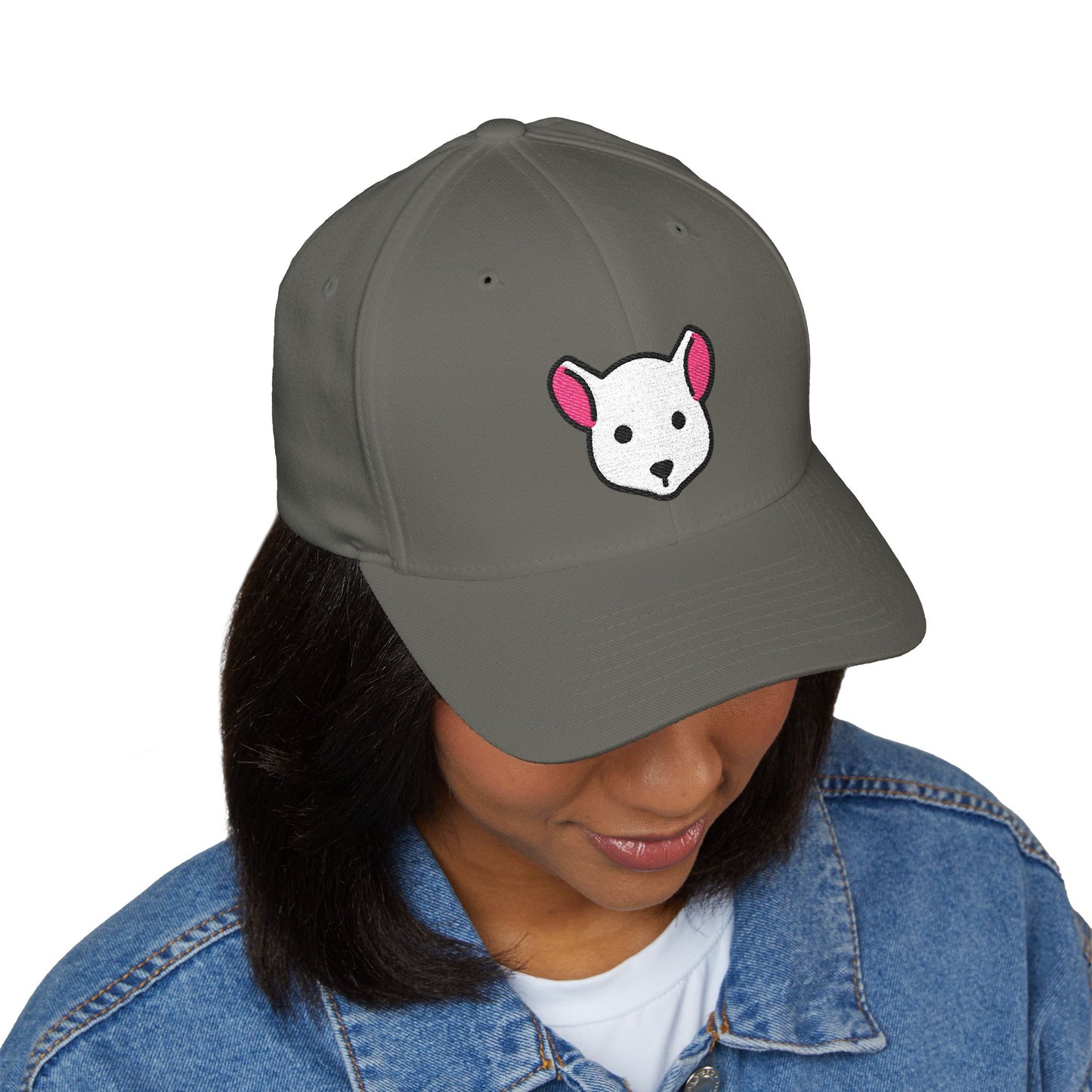 Mouse Face Emoji Cap – Premium by Capmoji