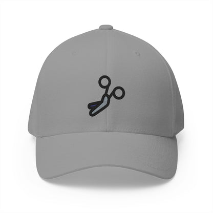 Bandage Scissors Emoji Grey Cap – Premium by Capmoji
