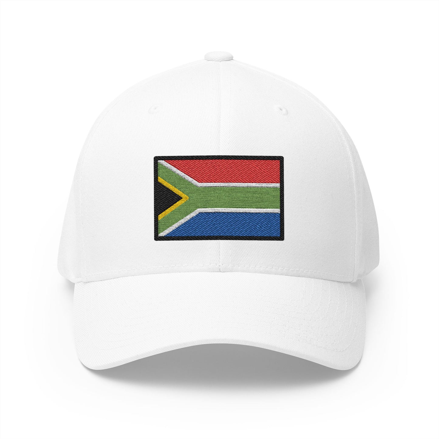 Flag: South Africa Emoji White Cap – Premium by Capmoji