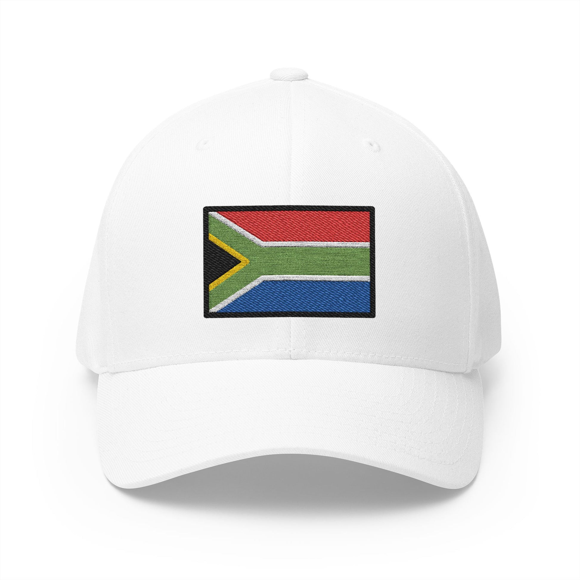 Flag: South Africa Emoji White Cap – Premium by Capmoji