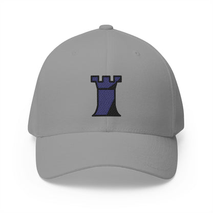 Black Chess Rook Emoji Grey Cap – Premium by Capmoji