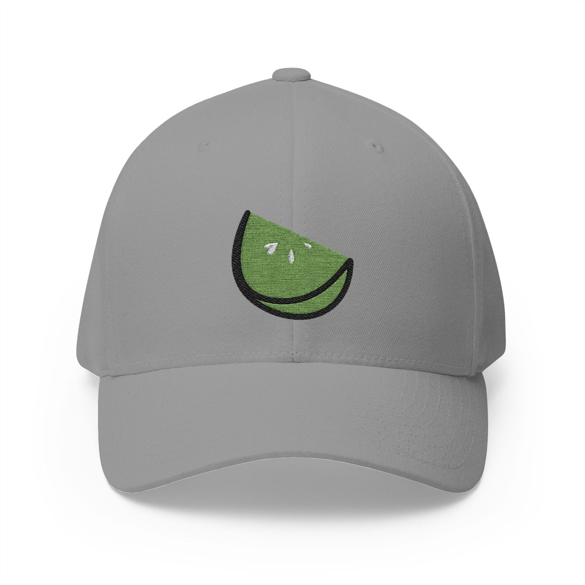 Lime Emoji Grey Cap – Premium by Capmoji