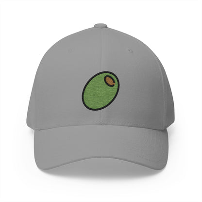 Olive Emoji Grey Cap – Premium by Capmoji