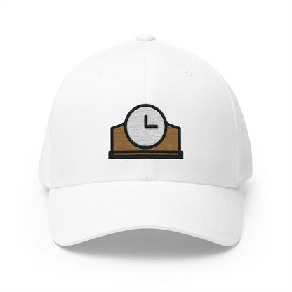 Mantelpiece Clock Emoji White Cap – Premium by Capmoji