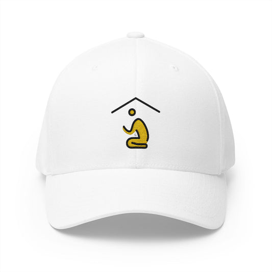 Place Of Worship Emoji White Cap – Premium by Capmoji