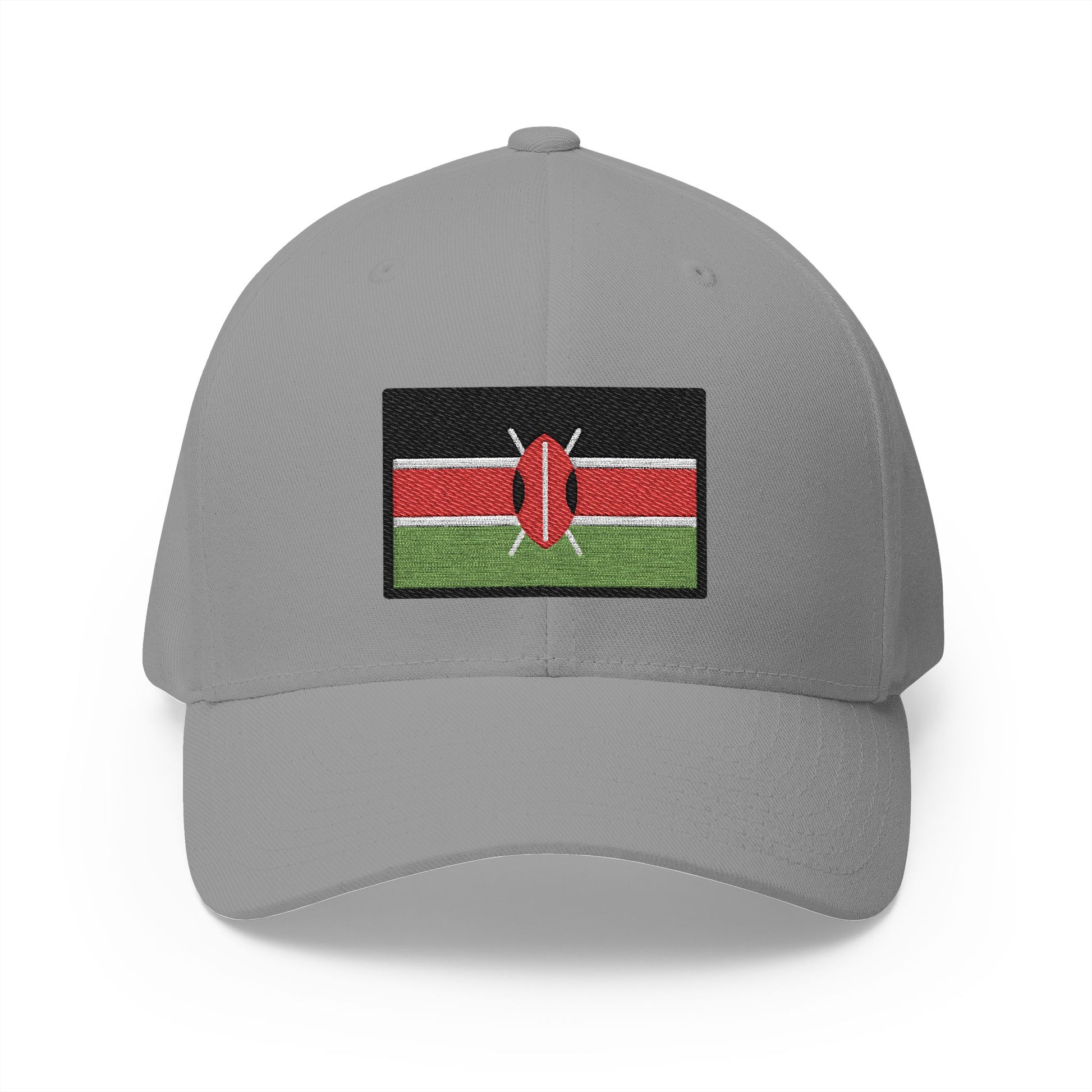 Flag: Kenya Emoji Grey Cap – Premium by Capmoji