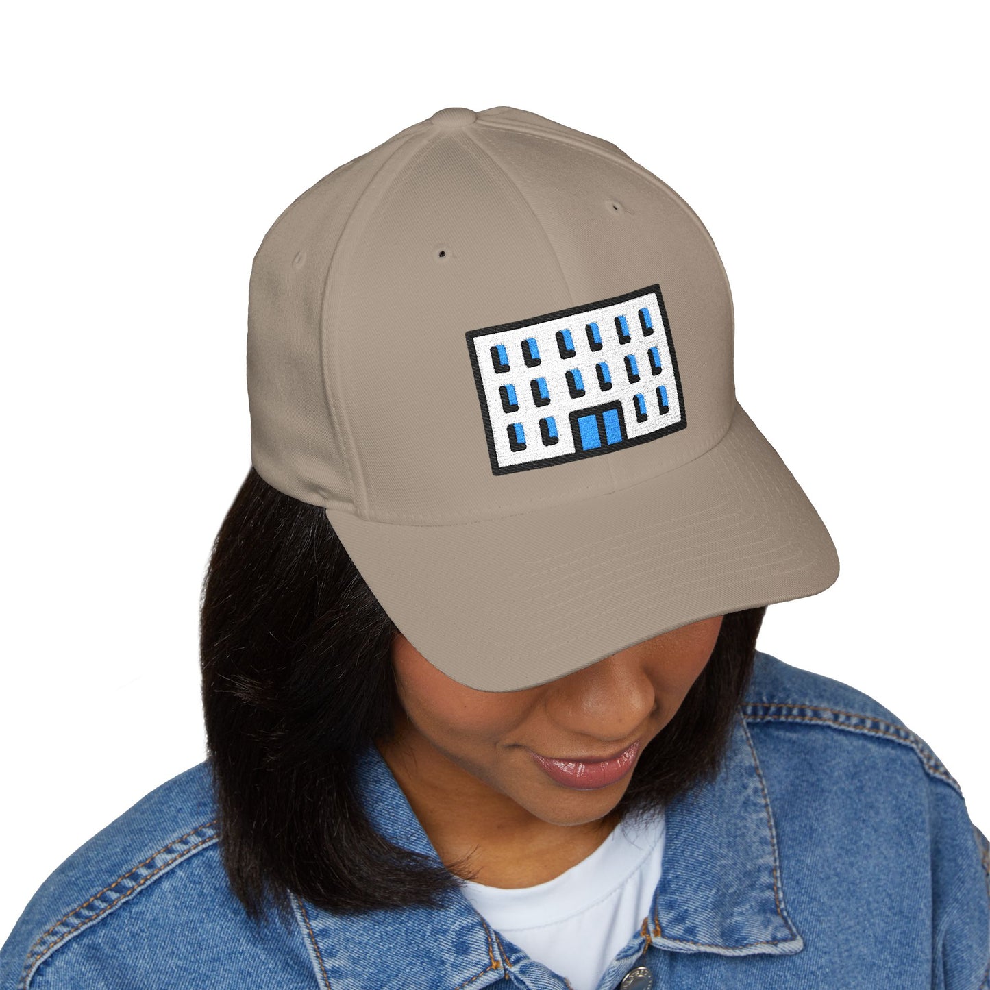 Office Building Emoji Cap – Premium by Capmoji