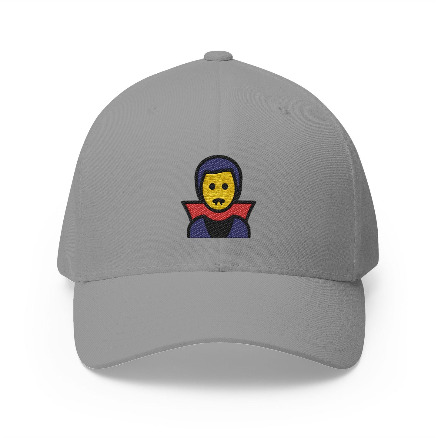 Man Vampire Emoji Grey Cap – Premium by Capmoji
