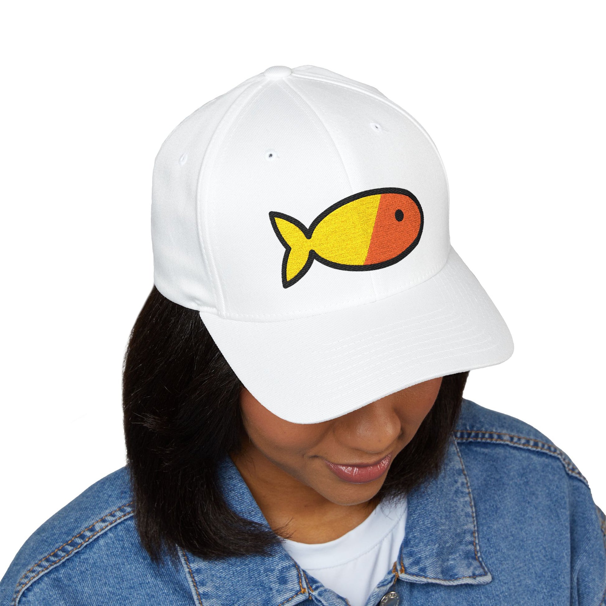 Goldfish Emoji Cap – Premium by Capmoji