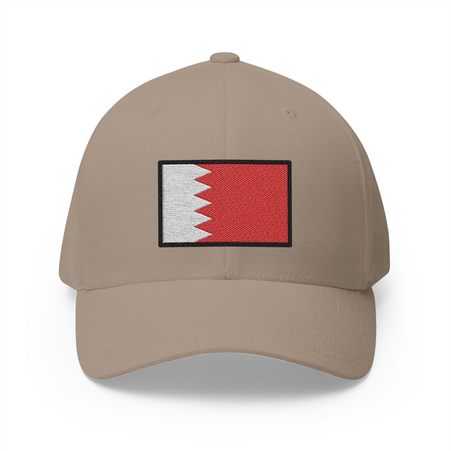 Flag: Bahrain Emoji Khaki Cap – Premium by Capmoji