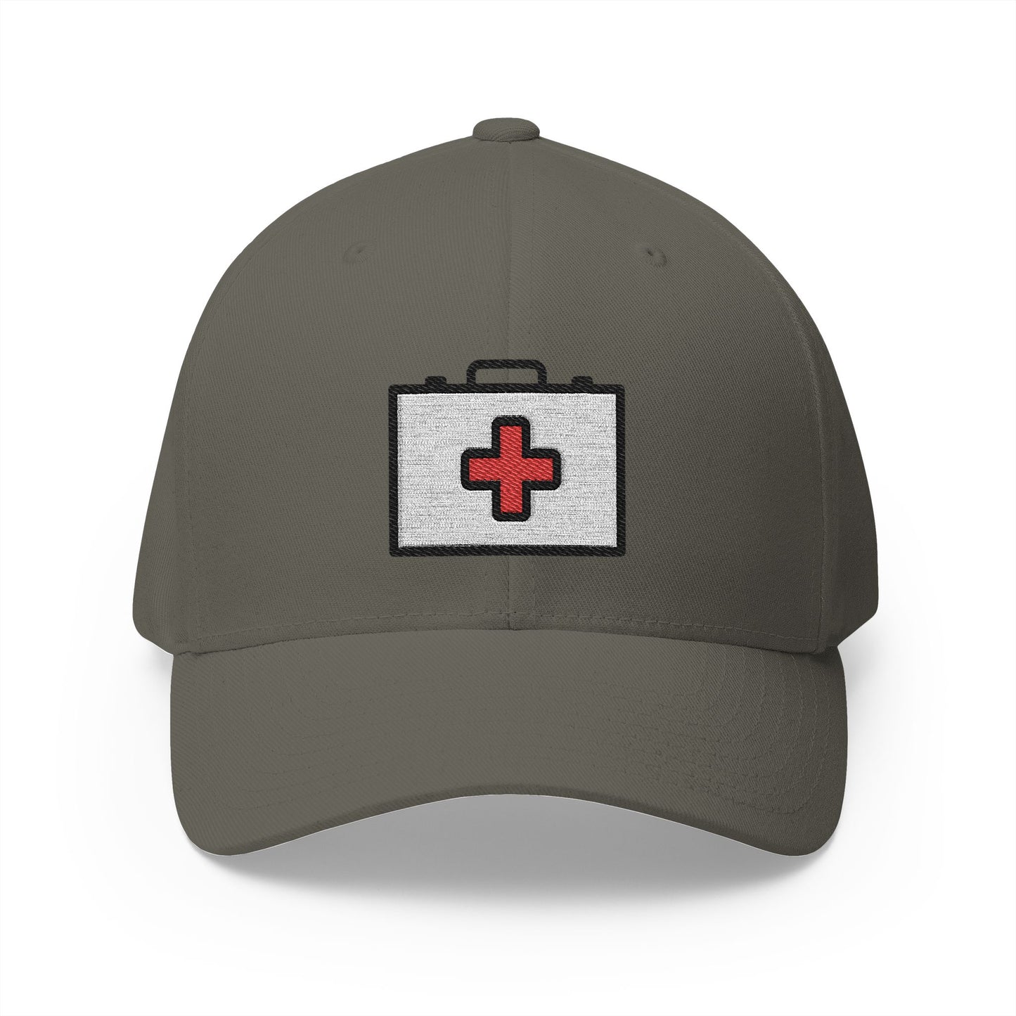 First Aid Bag Emoji Olive Cap – Premium by Capmoji