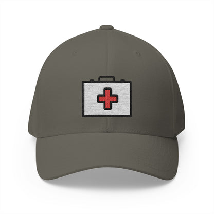 First Aid Bag Emoji Olive Cap – Premium by Capmoji