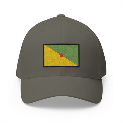 Flag: French Guiana Emoji Olive Cap – Premium by Capmoji