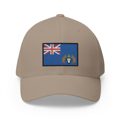 Flag: Ascension Island Emoji Khaki Cap – Premium by Capmoji
