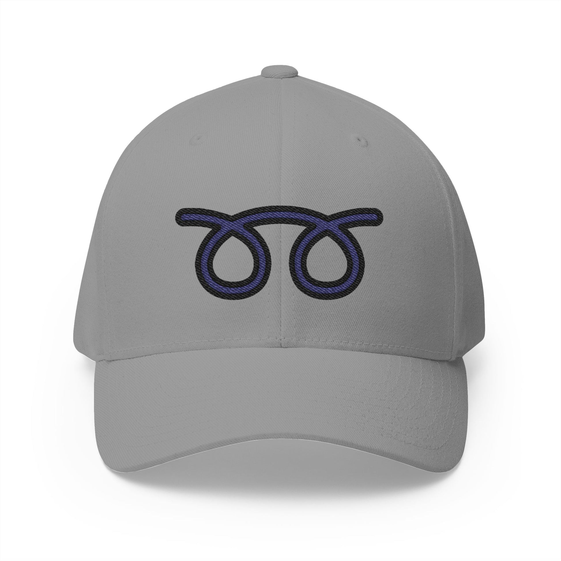 Double Curly Loop Emoji Grey Cap – Premium by Capmoji