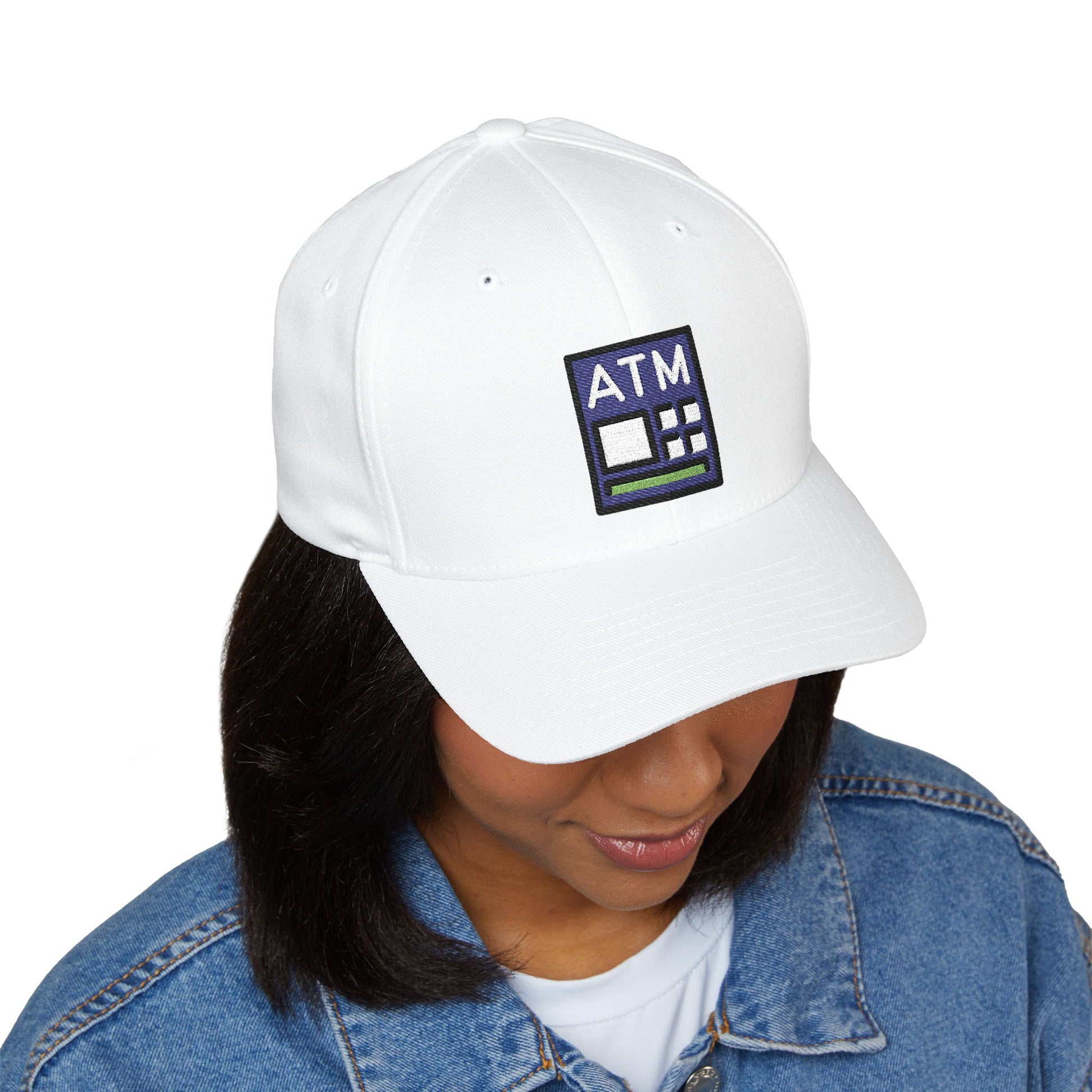 Atm Sign Emoji Cap – Premium by Capmoji